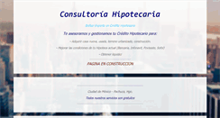 Desktop Screenshot of consultoriahipotecaria.com